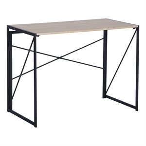 Homycasa 39 inch Home Office Desk Writing Computer Table Oak