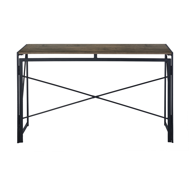 Homycasa 47 inch Home Office Desk Computer Writing Study Table Black