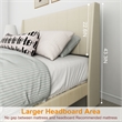 Homycasa Queen Size Bed Frame with Storage Drawers in Beige