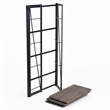 Homycasa 5 Tier Industrial Storage Shelf with Metal Frame Rustic Brown