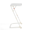 Homycasa Adjustable Folding TV Dining Tray Table with Cup Holder White