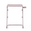 Homycasa Adjustable Folding TV Dining Tray Table with Cup Holder Pink