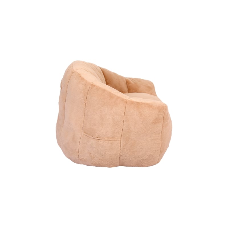 Homycasa Orange Cozy Bean Bag Chair for Living Room Bedroom Dorm Lounge Seating