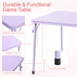 Homy Casa Multi-Color 5-Piece Steel & PVC Kid's Table and Chair Set for Patio