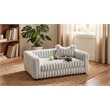 Albany 175 Faux Fur Dog Bed- Mondo Silver