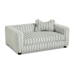 Albany 175 Faux Fur Dog Bed- Mondo Silver