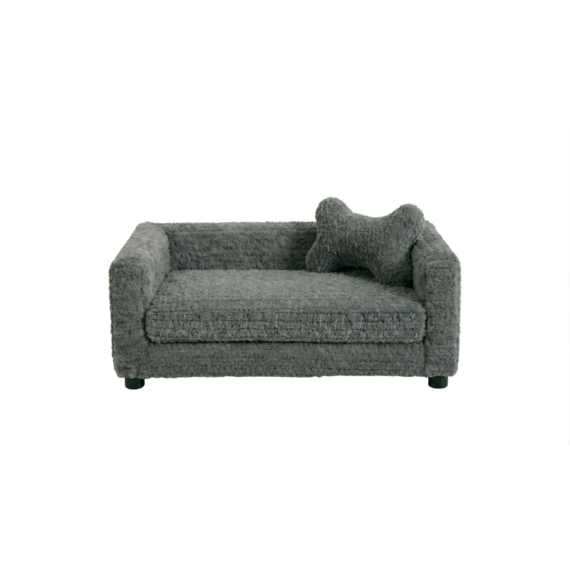 Albany 175 Faux Fur Dog Bed- Doodle Iron