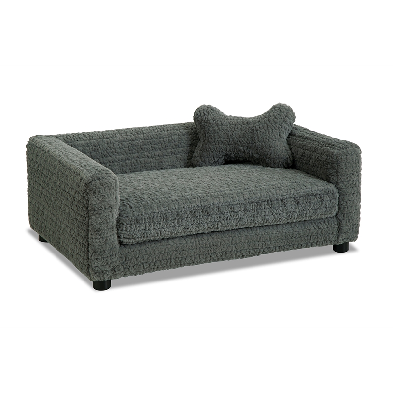 Albany 175 Faux Fur Dog Bed- Doodle Iron