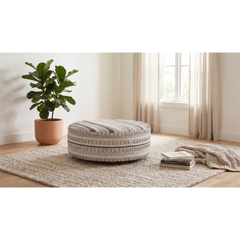 Albany 462 Cocktail Ottoman in Beige