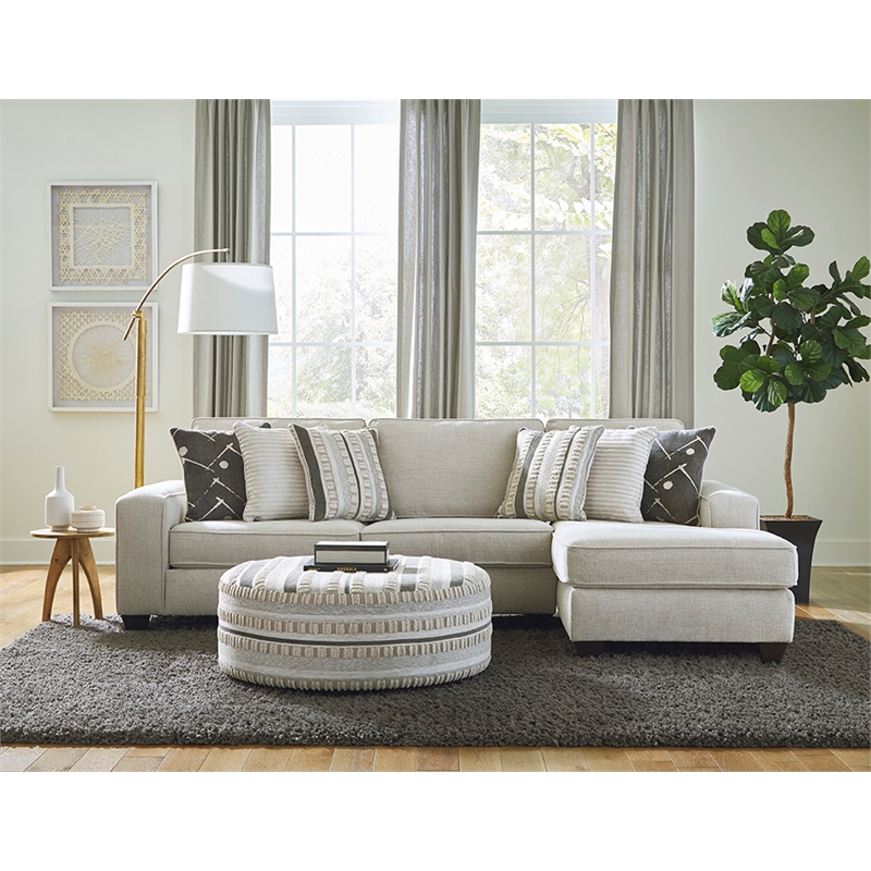 Albany 462 Cocktail Ottoman in Beige