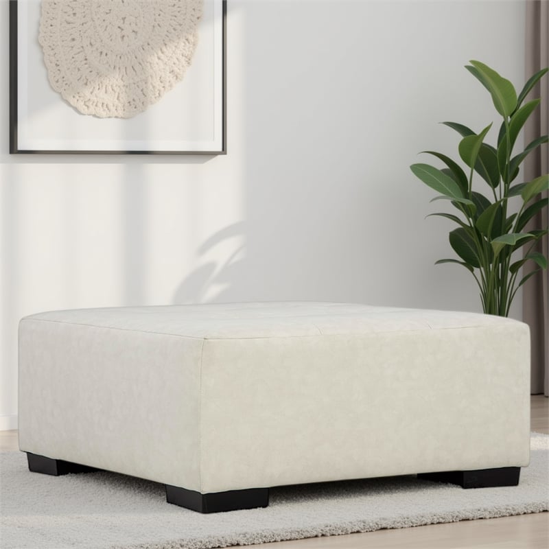 Albany 565 Cocktail Ottoman in Galactic Parchment/Bazaar Smoke