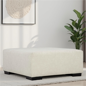 Albany 565 Cocktail Ottoman in Galactic Parchment/Bazaar Smoke