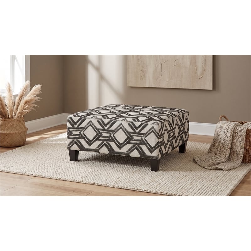 Albany 8642 Cocktail Ottoman in Galactic Chocolate