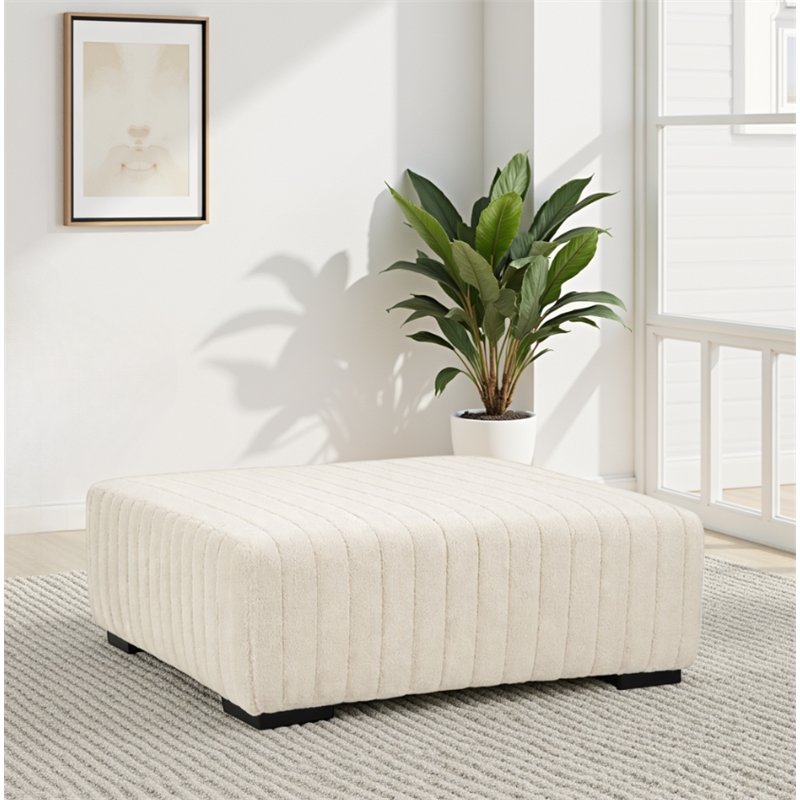 Albany 934 Ottoman in Doodle Ivory Cream