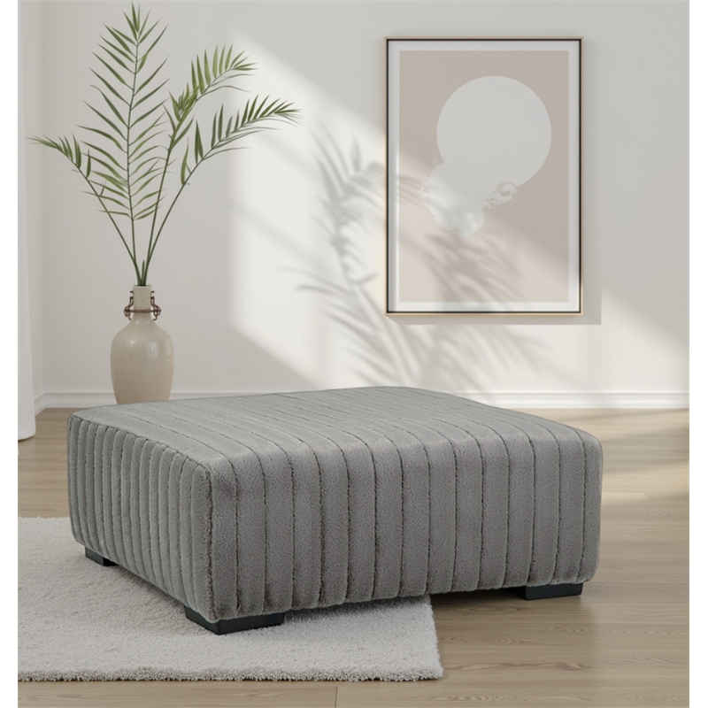 Albany 934 Ottoman in Doodle Iron/Gray
