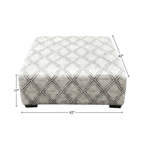 Albany 672 Cocktail Ottoman in Haven Cocoa