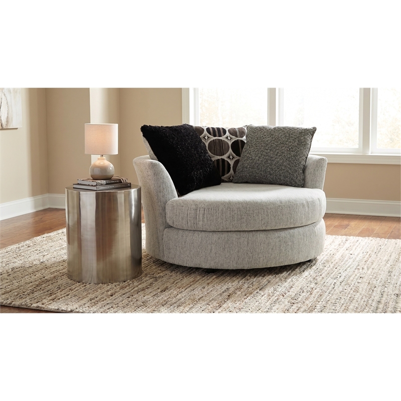 Albany 349 Swivel Chair in Shay Artic Gray