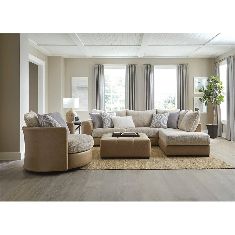 Albany 355 Swivel Chair in Beige