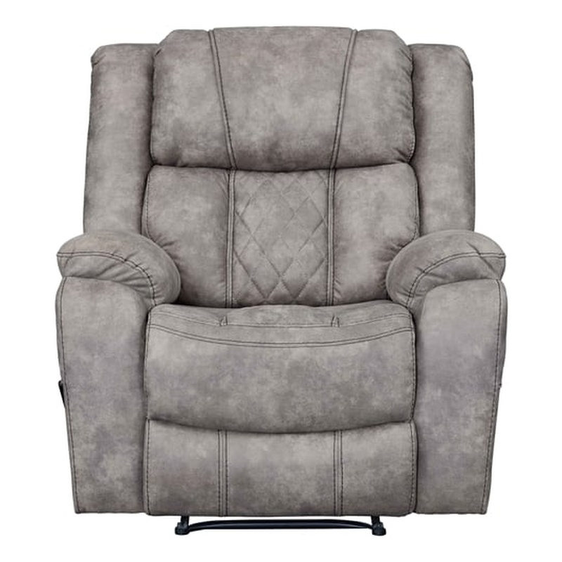 Albany Lux Recliner in Pewter/Gray