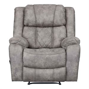 Albany Lux Recliner in Pewter/Gray