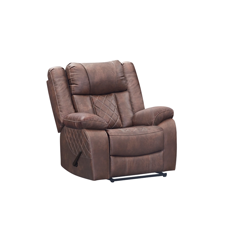 Albany Lux Recliner Brown