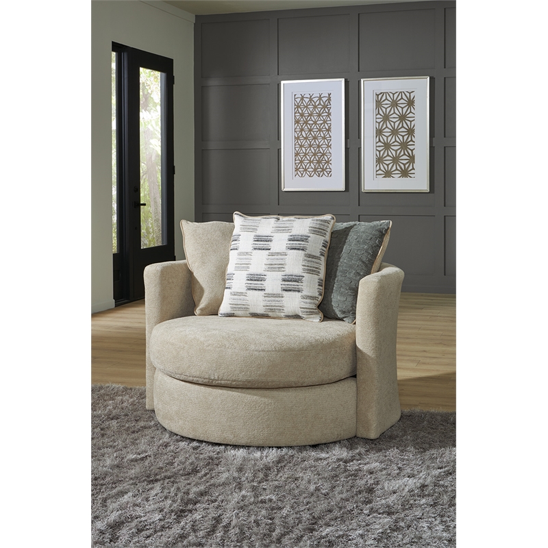 Albany 8127 Swivel Chair in Beige