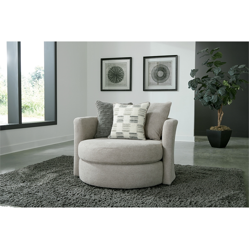 Albany 8127 Swivel Chair in Gray