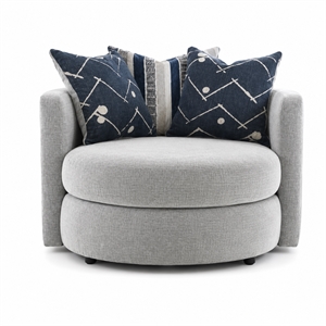 Albany 462 Swivel Chair in Indigo/Gray
