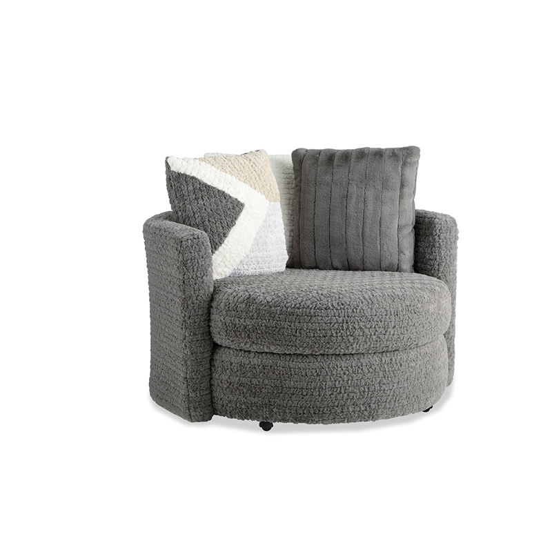 Albany 934 Swivel Chair in Iron Gray