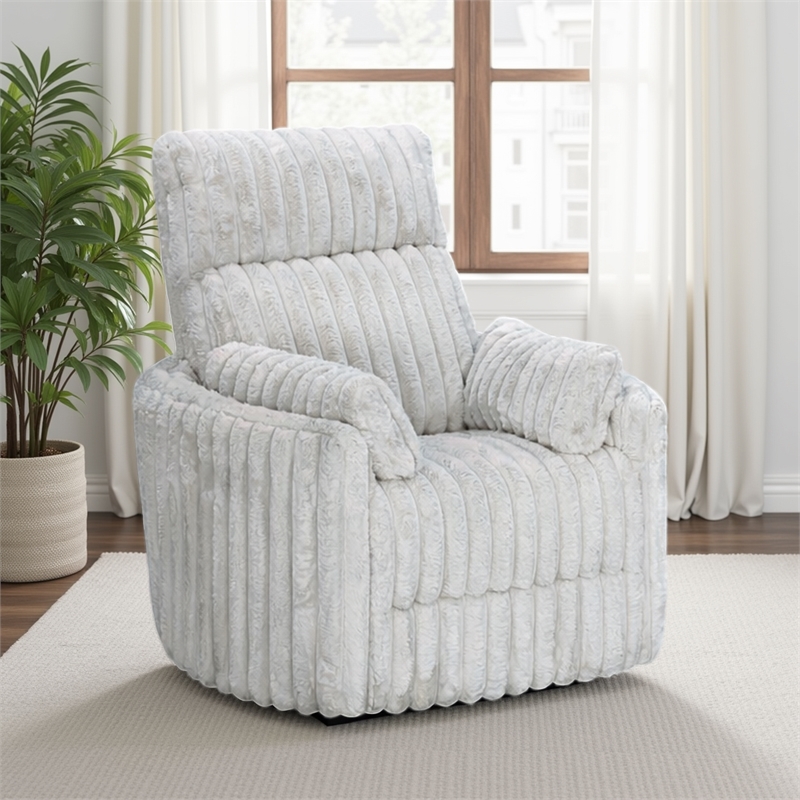 Albany Ainsley Recliner in Mondo Silver