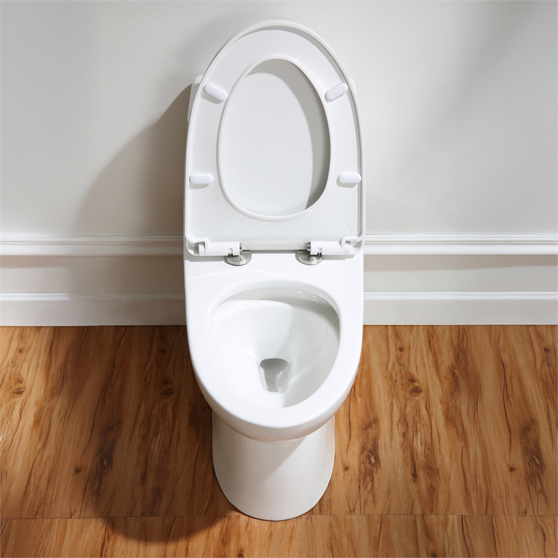 Jade One-Piece Elongated Toilet With Dual Flush and Soft Close Seat