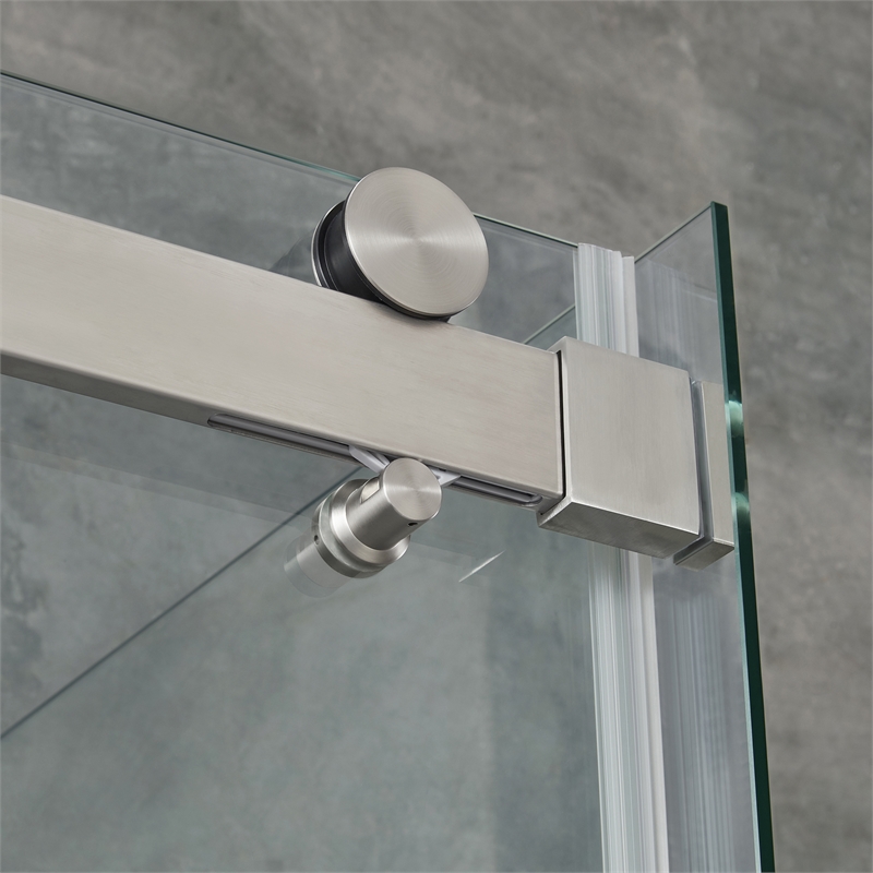Bel Stainless Steel Corner Shower Kit Base and Door 32