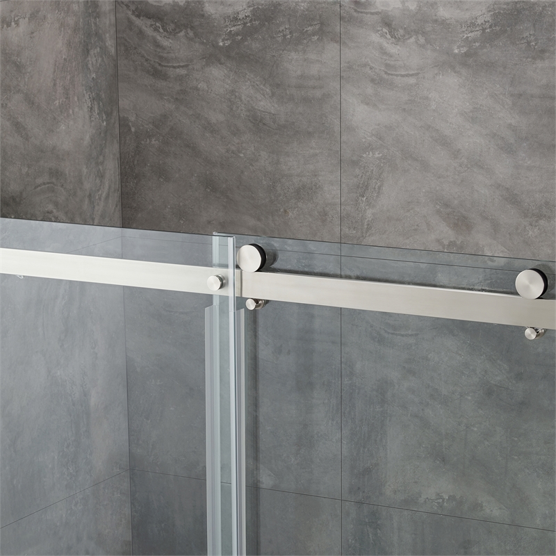 Bel Stainless Steel Corner Shower Kit Base and Door 32