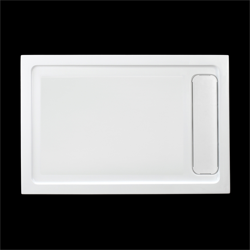Bel Oil-Rubbed Bronze Alcove Shower Kit Base and Door 36