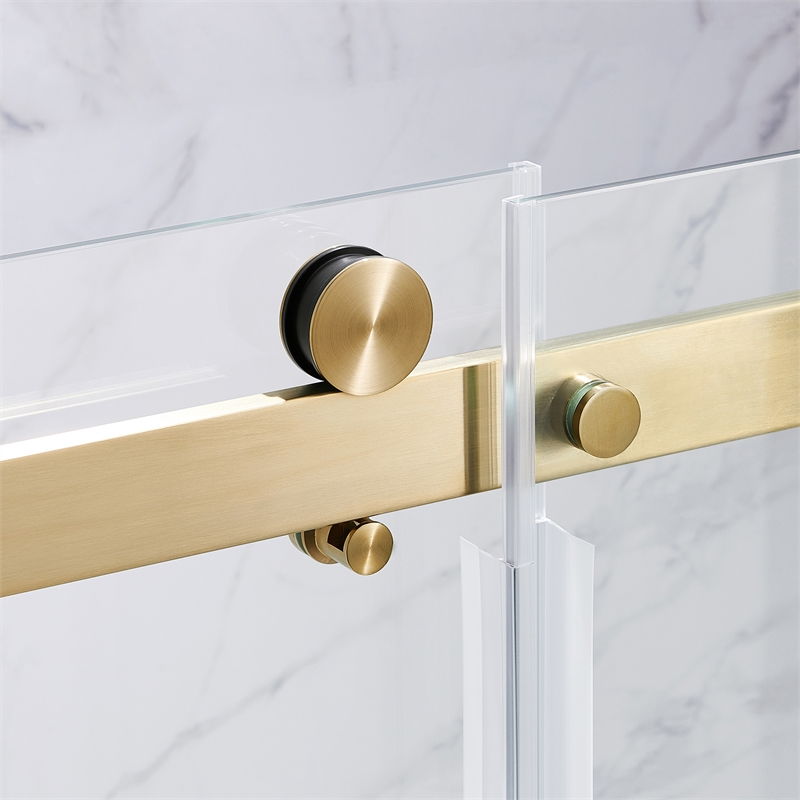 Bel Gold Alcove Shower Kit Base and Door 32