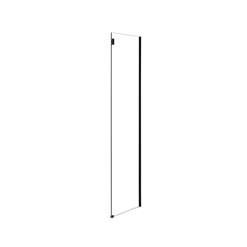 Bel Matte Black Corner Shower Kit Base and Door 32