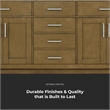 OVE Bailey 72 in. Almond Latte Bathroom Vanity with White Top