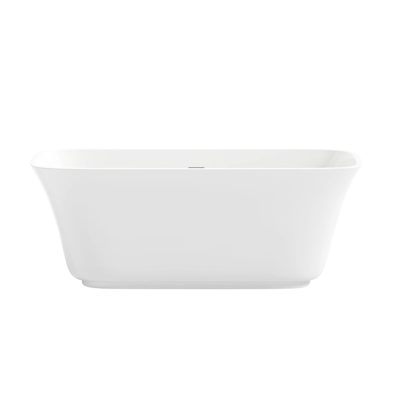 OVE Aveline 60 in. Freestanding Bathtub Kit extra Black Hardware
