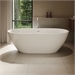 White Tub - Satin Nickel HDW