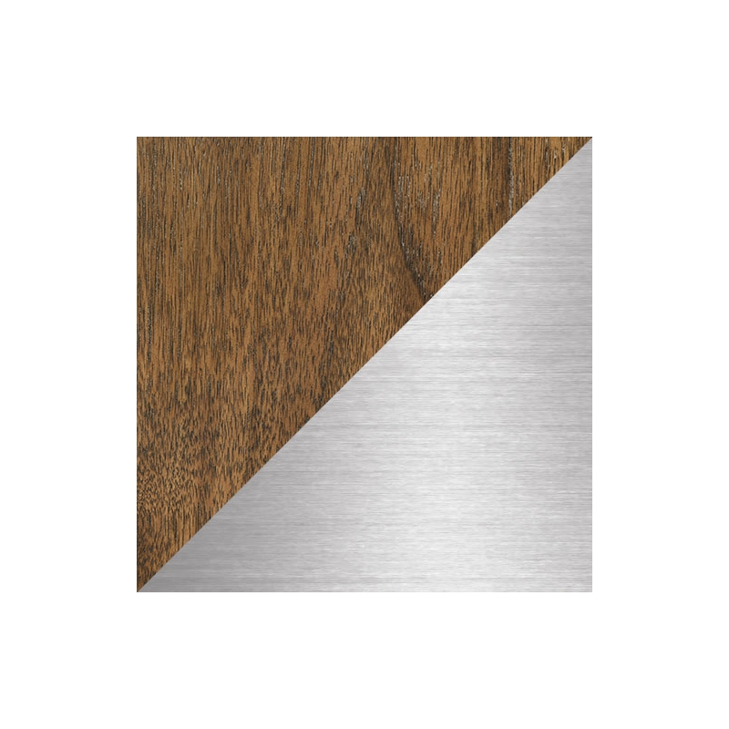 OVE Juliette 36 in. Warm Walnut Bathroom Vanity with White Quartz Brushed Nickel