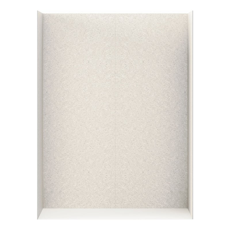 OVE Arroyo Alcove Shower Walls 60 in. x 36 in. x 80 in. in Greige Stone