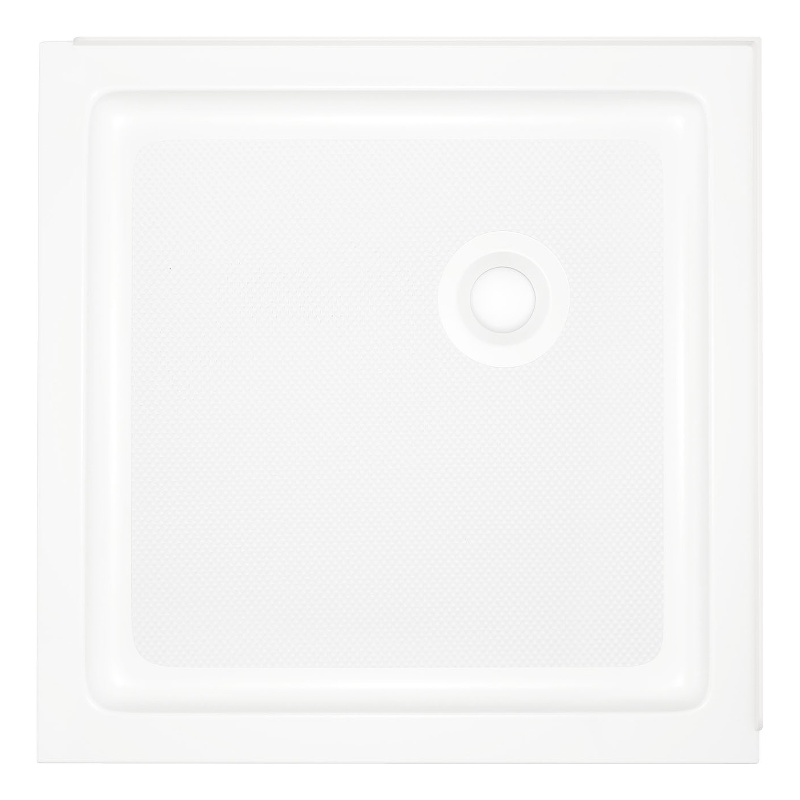 Breeze 36 in. L x 36 in. W x 2.8 in. H Square Acrylic Shower Pan in White