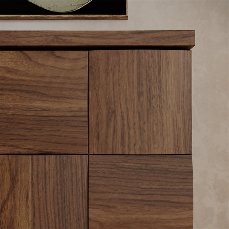 OVE Alana 29 in. Accent Cabinet in Warm Walnut