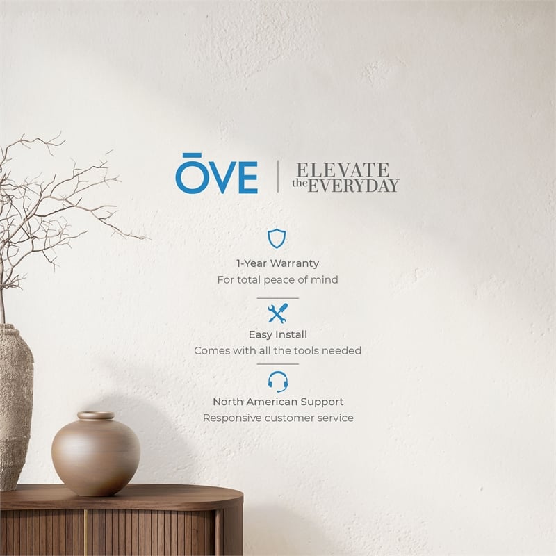 OVE Sarah 32 in. Modern Accent Cabinet in Warm Walnut with Wood Hardware