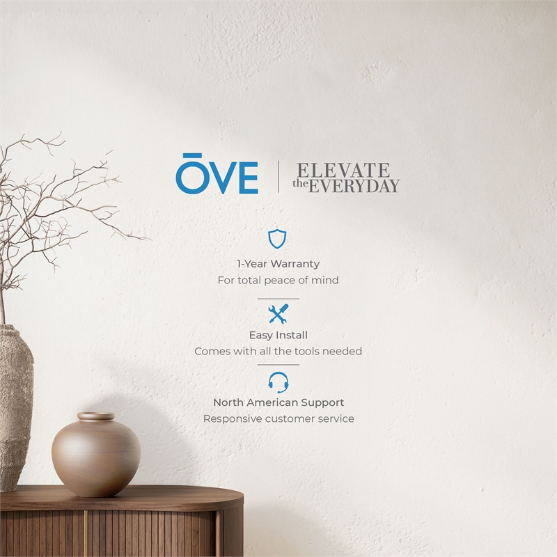 OVE Sarah 32 in. Modern Accent Cabinet in Warm Walnut with Brushed Gold Hardware