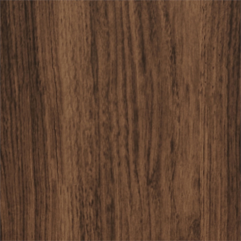 OVE Jenna 35 in. Set of 3 Accent Cabinets in Warm Walnut with Matte Black Hardware