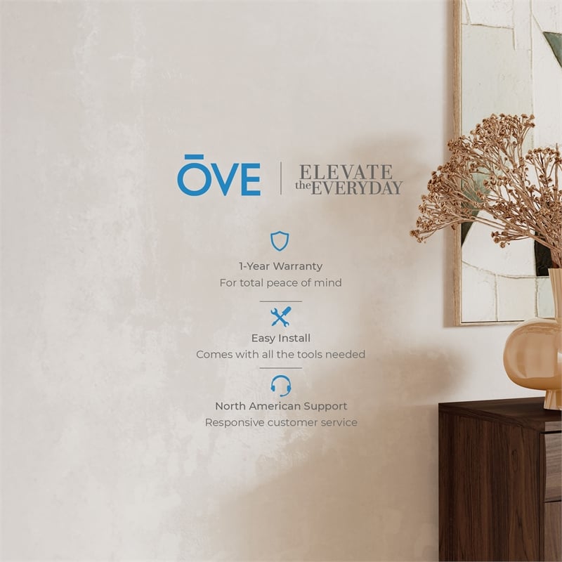 OVE Alana 29 in. Set of 3 Accent Cabinets in Warm Walnut in Warm Walnut
