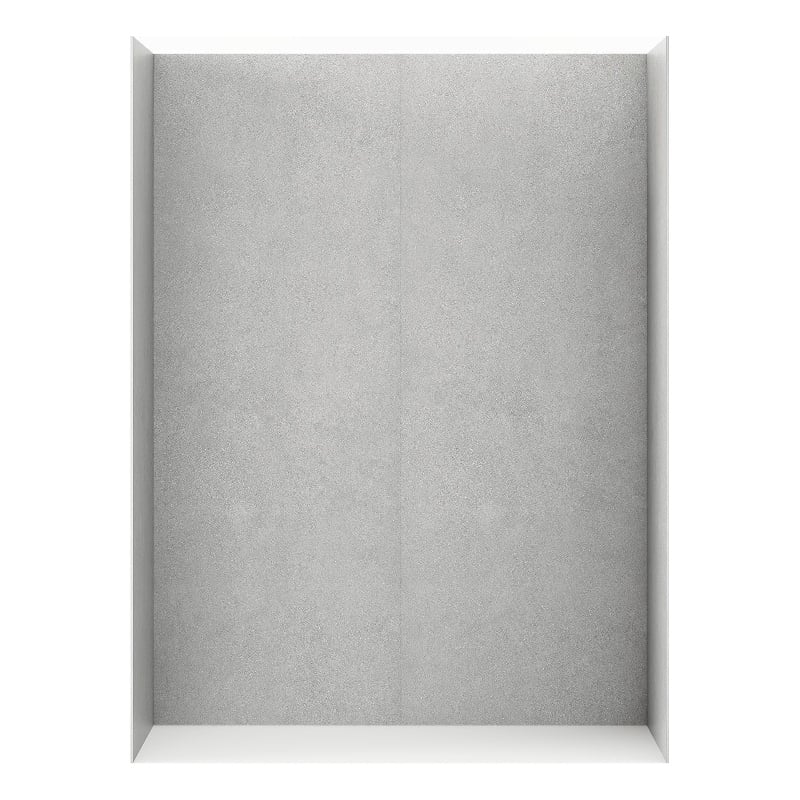 OVE Arroyo Alcove Shower Walls 60 in. x 36 in. x 84 in. in Limestone