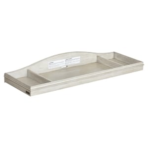 Heritage Baby Products Charleston Traditional Wood Changing Topper in White