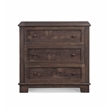 Suite Bebe Grayson 3-Drawer Traditional Wood Dresser in Brown